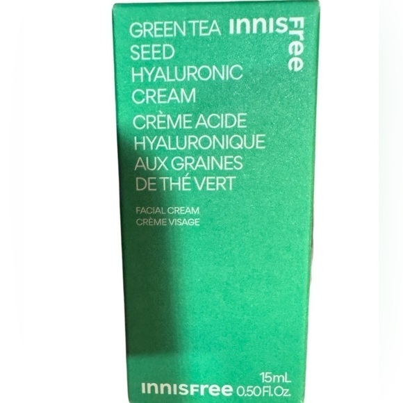 New in Box Innisfree Green Tea Seed Hyaluronic Acid Cream Facial Cream .50 fl oz - Picture 8 of 13